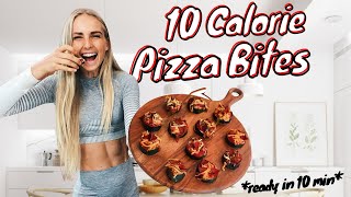 easy amp quick 10 calorie Protein Pizza Bites [upl. by Seek]