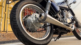 SR400 Super Trapp Exhaust Sound [upl. by Tala49]