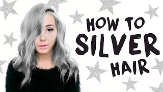 How To SilverGrey Hair Tutorial  by tashaleelyn [upl. by Akerdnuhs]