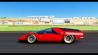 Vallelunga  Club  1969 Fiat Abarth 2000 Scorpione  Assetto Corsa [upl. by Kesley]