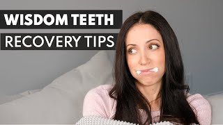 Wisdom Teeth Extractions RECOVERY TIPS How To Heal Fast [upl. by Nehgaem]