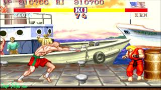 Street Fighter 2 Champion Edition  Sagat Arcade Hardest [upl. by Notrom]