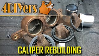 How to Rebuild Brake Calipers [upl. by Sherwin590]