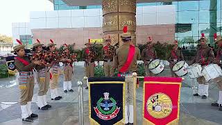 maska baja Home gaurd pipe band 2712 2023 at dehradun airport [upl. by Medorra95]