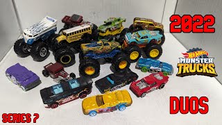 2022 Hot Wheels Monster Trucks Duos Series 7 Unboxing And Review [upl. by Annodahs]