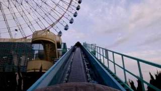 2010 Yokohama Water Slide Cliff Drop Ride 100313 [upl. by Ttsepmet793]