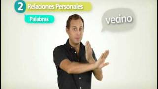 VIDEO DICCIONARIO LENGUA DE SEÑAS TOMO 1 MODULO 2 Relaciones personales palabras frases [upl. by Anigal772]