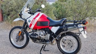 1989 BMW R100GS PD  Cruise control [upl. by Roderica]