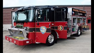 Truck WalkAround Manvels Pierce Saber Pumper [upl. by Fenton]