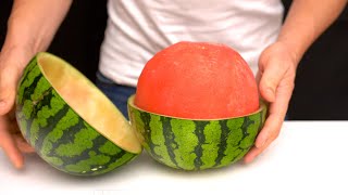 10 Amazing Watermelon LifeHacks [upl. by Orelee695]