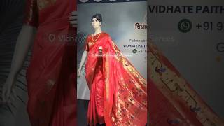 Brocade Paithani Saree  Yeola paithani sarees  original paithani [upl. by Egidius]