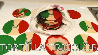 COMO HACER TORTILLAS TRICOLOR 🇲🇽  TORTILLAS MEXICANAS  A MI ESTILO [upl. by Rinaldo676]