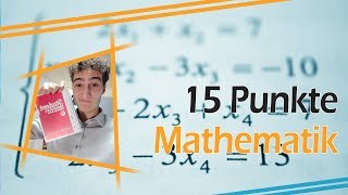 15 Punkte in Mathe Oberstufe  So gehts [upl. by Llenwahs]