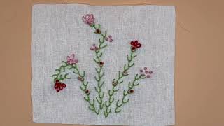 The Feather Stitch  A Waldorf Handwork Educators Free Tip Friday Embroidery Series [upl. by Arukas866]