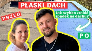 23 Jak zrobić płaski dach STROPODACH  XPS i styropian spadkowy  Budowa domu samemu [upl. by Armahs]