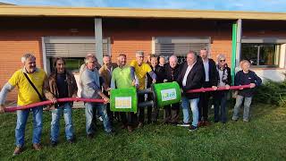 quotBranchementquot symbolique au Fossat 09 de la centrale photovoltaïque à la Communauté de communes [upl. by Cas]