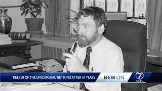 Unicamerals longtime clerk retires after 44 years [upl. by Acisseg]