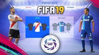 FIFA 19  KITS amp RATINGS SUPERLIGA ARGENTINA [upl. by Drofwarc931]