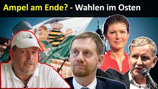 CDUAFDFällt Brandmauer Ende AmpelThüringen unregierbarWahlen im Osten [upl. by Assetal]