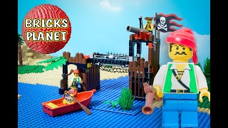 Pirates Ambush 6249 LEGO Pirates  Stop Motion Review [upl. by Essirahc]