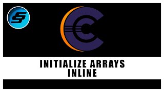 Initialize Arrays Inline  C Programming [upl. by Colier136]