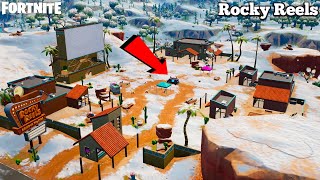 NEW ROCKY REELS LOCATION GAMEPLAY  FORTNITE LOOTING GUIDE [upl. by Grosz]