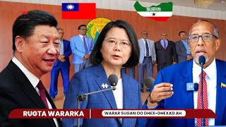 DEG DEG Madaxda Somaliland oo Maanta Gaaray Dalka Taiwan Qalabka Diyaaradaha oo Laxoojinayo daawo [upl. by Edlun260]