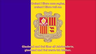 El Gran Carlemany  Nationalhymne von Andorra KatalanischDeutsch Text [upl. by Corinna]