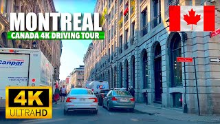 Montreal Canada 🇨🇦 4K UHD HDR 60 fps 2024 Driving Tour Downtown amp Around the City [upl. by Slifka]