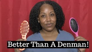 The BEST Detangling Brushes For Fine Natural Hair  WET Brush Review [upl. by Bergen]