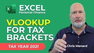 Excel VLOOKUP for Tax Brackets Year 2021 with Examples [upl. by Laucsap]