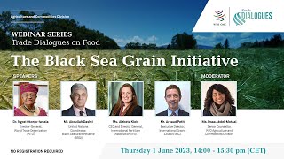 WTO Trade Dialogues on Food Black Sea Grain Initiative [upl. by Lesig]