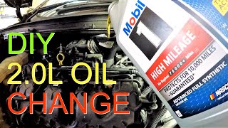 How To Change Oil Ford Escape 20L Full Walkthrough [upl. by Ycnay540]