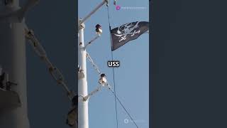 Why the USS KIDD Flies a Pirate Flag usmilitary dogfight fighterjet shorts viralvideo [upl. by Louisette902]