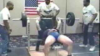 Brooks Kubik Bench Press 183kg 405lb DRUG FREE [upl. by Odnumyer]