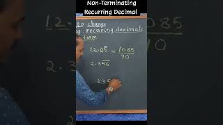 NonTerminating Recurring Decimal into pq Form  short cut 2 [upl. by Weiman]