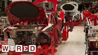 How the Tesla Model S is Made  Tesla Motors Part 1 WIRED [upl. by Niala]