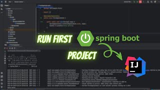 Run Spring Boot project at intellij idea  Spring Initializer  spring boot hello world project [upl. by Sirrom41]