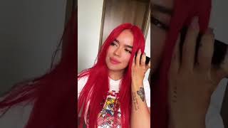 Karol G hablando inglés 😂😂 😂KarolG shorts music trending viral english bichota tiktok [upl. by Eseekram]