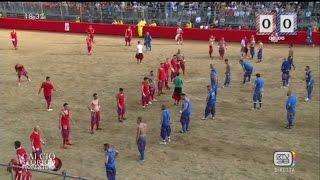 CALCIO STORICO FIORENTINO 12 GIUGNO 2016 AZZURRI ROSSI [upl. by Milty962]