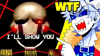 100 Blind Reaction To FNAFs Full Story amp Lore [upl. by Eednas817]