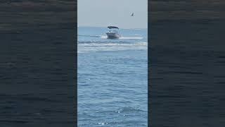 SMALL BOAT ENTERING THE FLORIDA BOAT INLET – VENICE JETTY EXPLORATION [upl. by Hanavas]