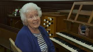 75 year long service as church organ player [upl. by Norrej]