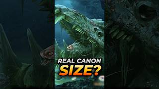 What is the GARGANTUAN LEVIATHANS CANON SIZE Subnautica Content [upl. by Sigfried401]