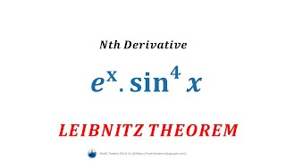 nth Derivative of ex sin4x  exsin4x eax  Sinbxc in Hindi  Math Tutorials  Calcul [upl. by Agler]