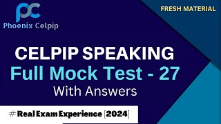 Celpip Speaking Test 27 Expert Answers and Tips for Success [upl. by Airakaz138]