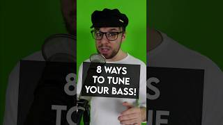 8 ways to tune your bass bass bassguitar [upl. by Pytlik450]