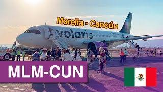 Vuelo inaugural  Morelia  Cancún  Volaris  Airbus A320 NEO [upl. by Melisse267]