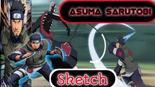 Asuma Sarutobi vs Hidan kakuzu AKATUSKI Full fight Sekamaruo senses Asuma Next Generation  Naruto [upl. by Neffirg]