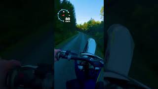 Husqvarna tc 85 2016 90kmh wheelie [upl. by Ahsekal]